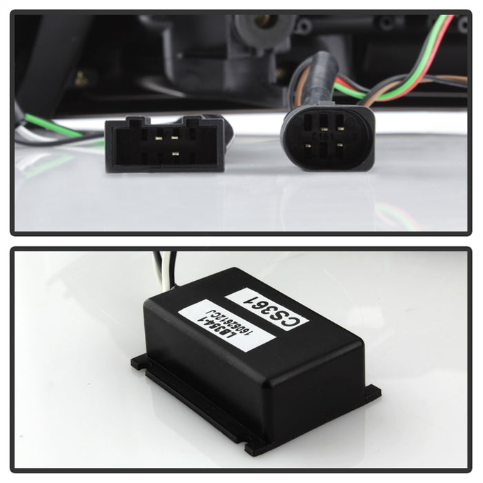 Spyder Auto 5083951 LED Tail Lights; LED Model Only; Not Compatible w/Incandescent Model; Smoke; - Truck Part Superstore