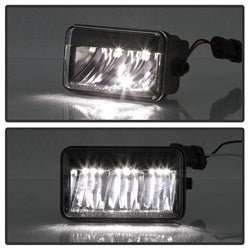 Spyder Auto 5083975 LED Fog Lights; Bulbs Included; Pair; Black; - Truck Part Superstore