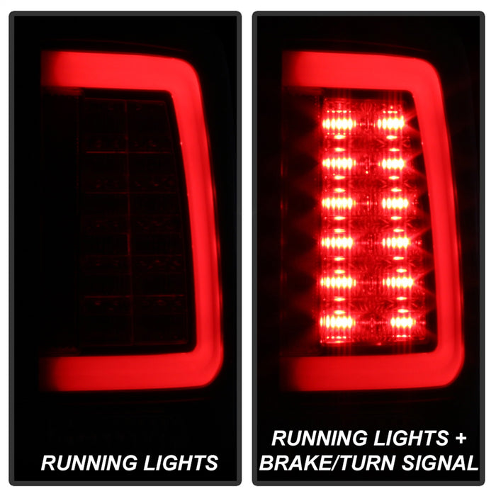 Spyder Auto 5084057 LED Tail Lights; LED Model Only; Not Compatible w/Incandescent Model; Black; V2; - Truck Part Superstore