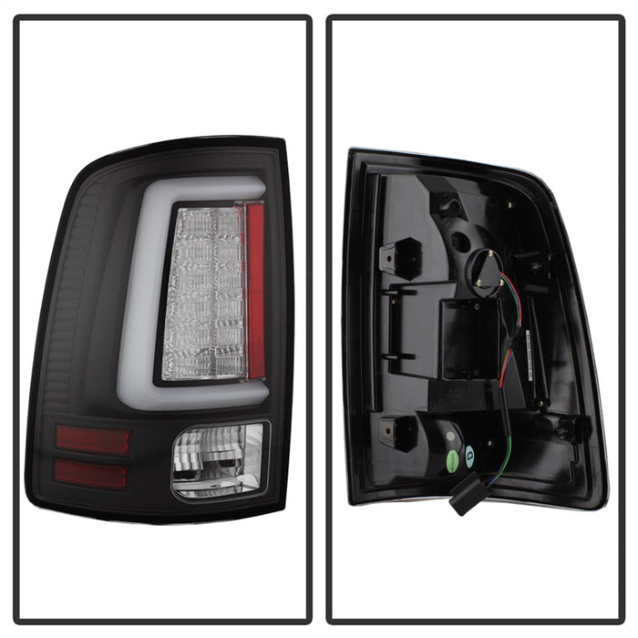 Spyder Auto 5084057 LED Tail Lights; LED Model Only; Not Compatible w/Incandescent Model; Black; V2; - Truck Part Superstore