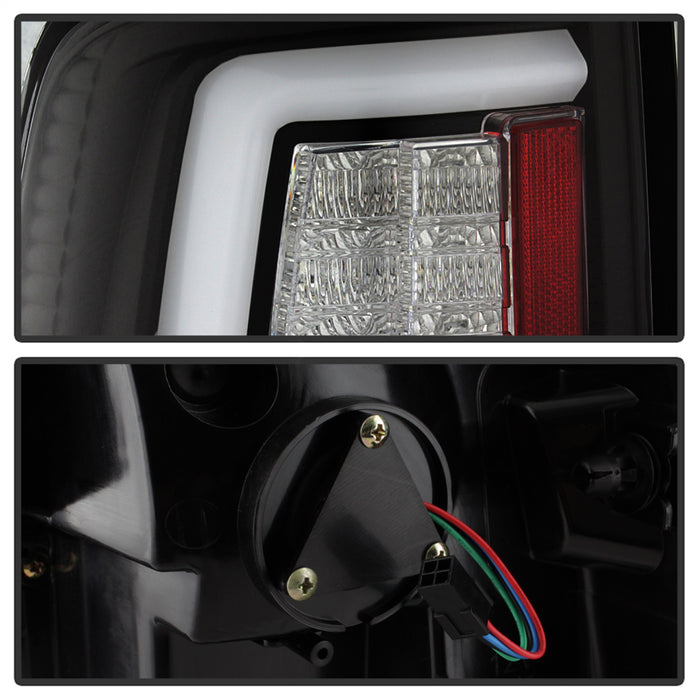 Spyder Auto 5084057 LED Tail Lights; LED Model Only; Not Compatible w/Incandescent Model; Black; V2; - Truck Part Superstore