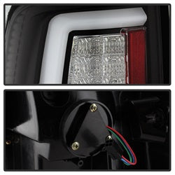 Spyder Auto 5084057 LED Tail Lights; LED Model Only; Not Compatible w/Incandescent Model; Black; V2; - Truck Part Superstore