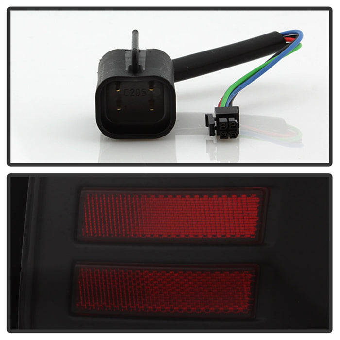 Spyder Auto 5084057 LED Tail Lights; LED Model Only; Not Compatible w/Incandescent Model; Black; V2; - Truck Part Superstore