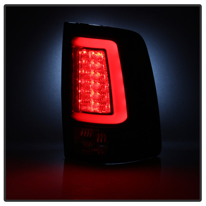 Spyder Auto 5084057 LED Tail Lights; LED Model Only; Not Compatible w/Incandescent Model; Black; V2; - Truck Part Superstore