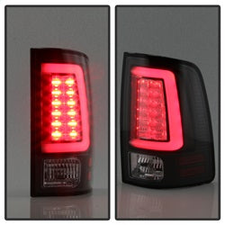 Spyder Auto 5084057 LED Tail Lights; LED Model Only; Not Compatible w/Incandescent Model; Black; V2; - Truck Part Superstore