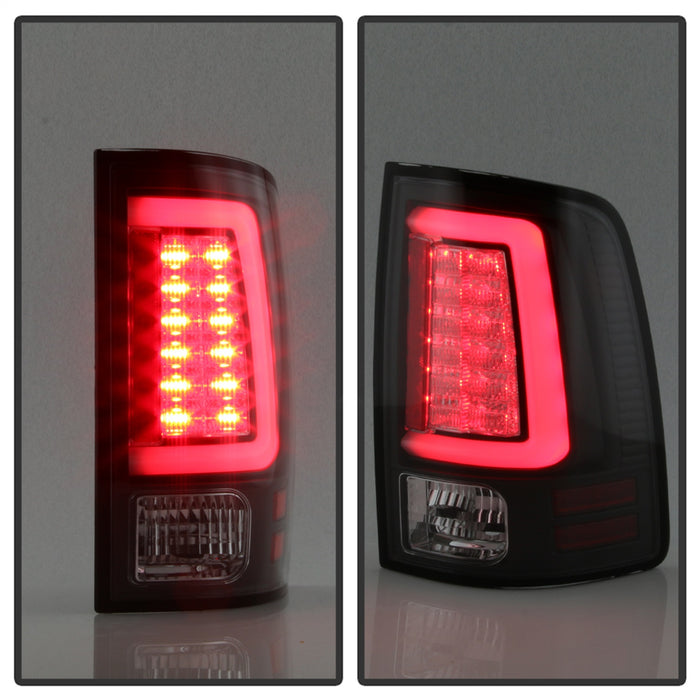 Spyder Auto 5084057 LED Tail Lights; LED Model Only; Not Compatible w/Incandescent Model; Black; V2; - Truck Part Superstore