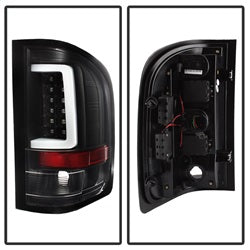 Spyder Auto 5084088 Light Bar LED Tail Lights; Version 3; Black; - Truck Part Superstore