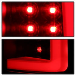 Spyder Auto 5084088 Light Bar LED Tail Lights; Version 3; Black; - Truck Part Superstore