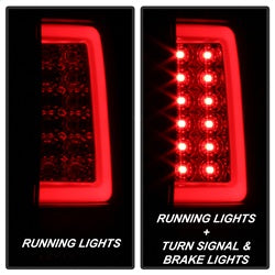 Spyder Auto 5084095 Light Bar LED Tail Lights; Version 3; Black Smoke; - Truck Part Superstore