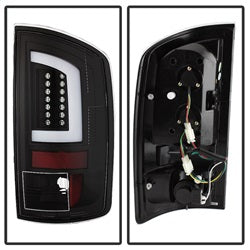 Spyder Auto 5084118 Light Bar LED Tail Lights; Version 3; Black; - Truck Part Superstore