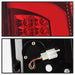 Spyder Auto 5084132 Light Bar LED Tail Lights; Version 3; Red Clear; - Truck Part Superstore
