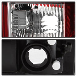 Spyder Auto 5084132 Light Bar LED Tail Lights; Version 3; Red Clear; - Truck Part Superstore