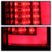 Spyder Auto 5084132 Light Bar LED Tail Lights; Version 3; Red Clear; - Truck Part Superstore
