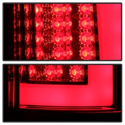 Spyder Auto 5084132 Light Bar LED Tail Lights; Version 3; Red Clear; - Truck Part Superstore