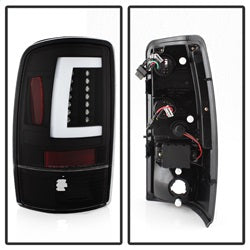 Spyder Auto 5084149 Light Bar LED Tail Lights; Version 2; Lift Gate Style Only; Black; - Truck Part Superstore