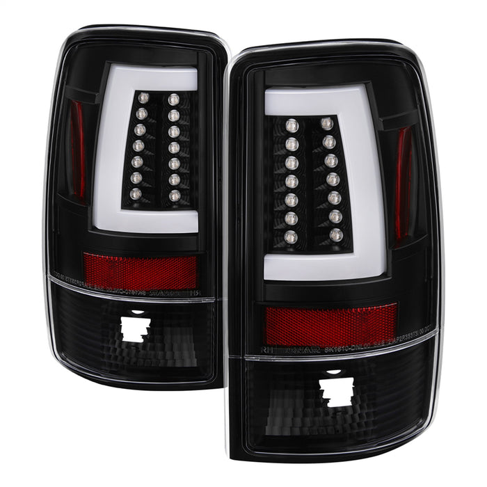 Spyder Auto 5084149 Light Bar LED Tail Lights; Version 2; Lift Gate Style Only; Black; - Truck Part Superstore