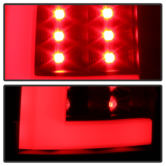 Spyder Auto 5084149 Light Bar LED Tail Lights; Version 2; Lift Gate Style Only; Black; - Truck Part Superstore