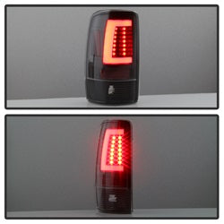Spyder Auto 5084149 Light Bar LED Tail Lights; Version 2; Lift Gate Style Only; Black; - Truck Part Superstore