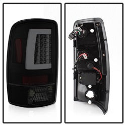 Spyder Auto 5084156 Light Bar LED Tail Lights; Version 2; Lift Gate Style Only; Black Smoke; - Truck Part Superstore
