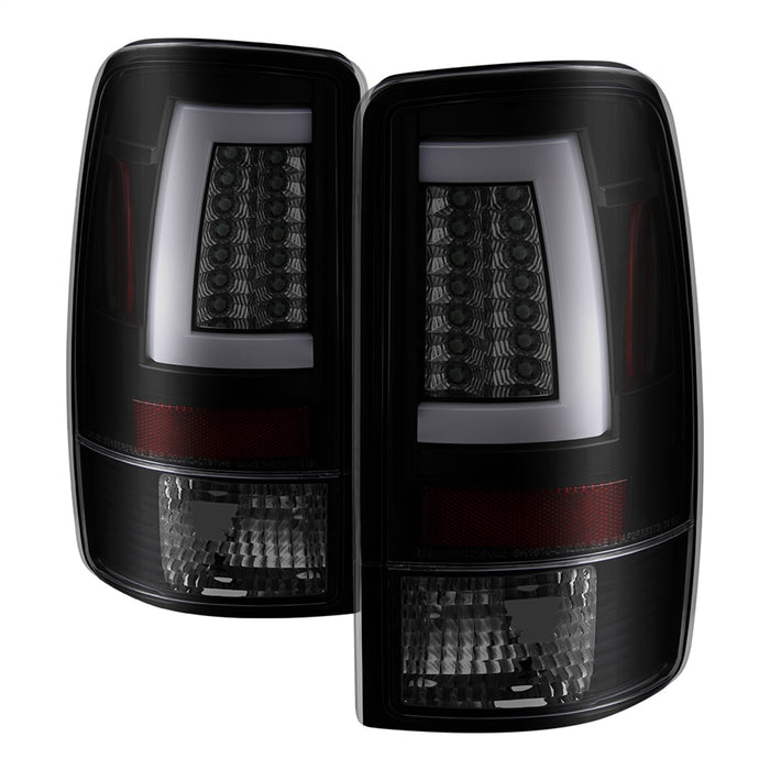 Spyder Auto 5084156 Light Bar LED Tail Lights; Version 2; Lift Gate Style Only; Black Smoke; - Truck Part Superstore