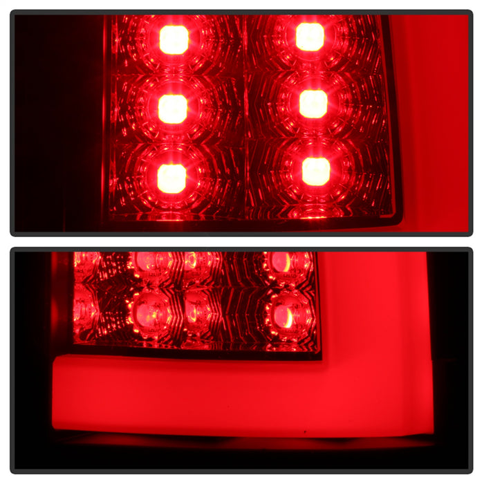 Spyder Auto 5084156 Light Bar LED Tail Lights; Version 2; Lift Gate Style Only; Black Smoke; - Truck Part Superstore