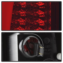 Spyder Auto 5084163 LED Tail Lights; Version 2; Lift Gate Style Only; Light Bar; Red Clear; - Truck Part Superstore