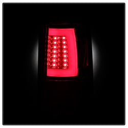 Spyder Auto 5084163 LED Tail Lights; Version 2; Lift Gate Style Only; Light Bar; Red Clear; - Truck Part Superstore