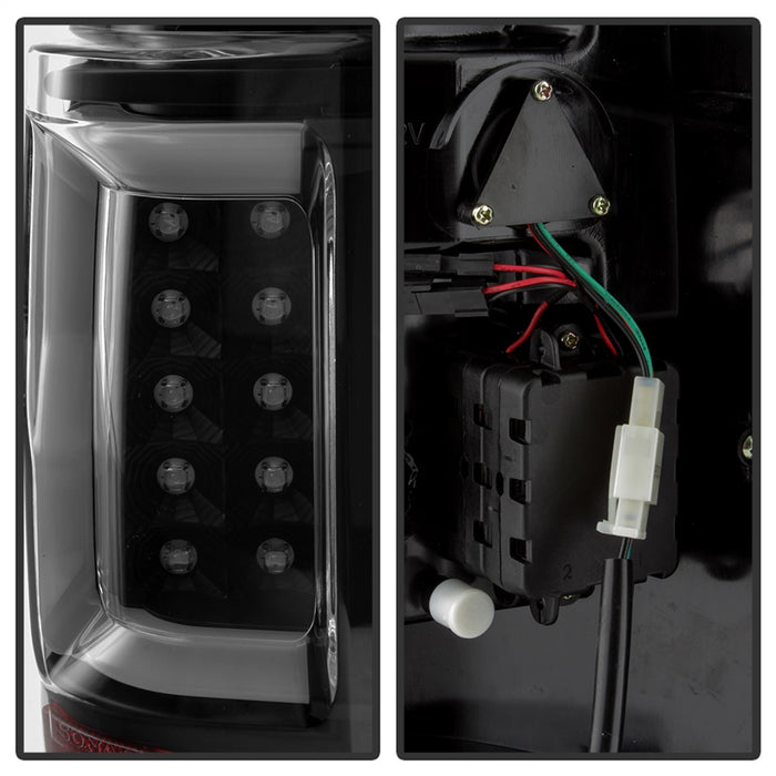 Spyder Auto 5084170 Light Bar LED Tail Lights; Version 2; Black; - Truck Part Superstore