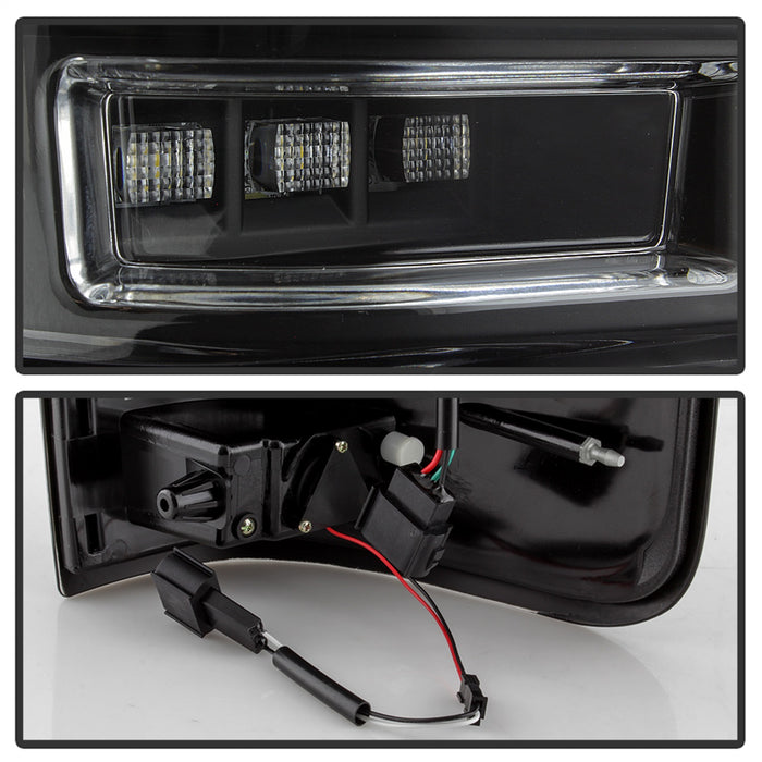Spyder Auto 5084170 Light Bar LED Tail Lights; Version 2; Black; - Truck Part Superstore