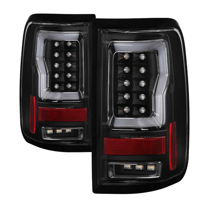 Spyder Auto 5084170 Light Bar LED Tail Lights; Version 2; Black; - Truck Part Superstore