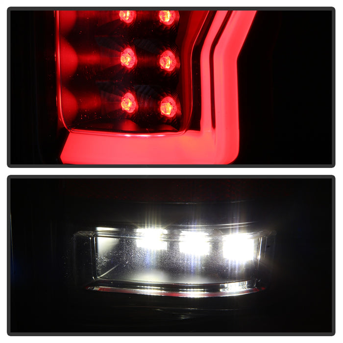 Spyder Auto 5084170 Light Bar LED Tail Lights; Version 2; Black; - Truck Part Superstore