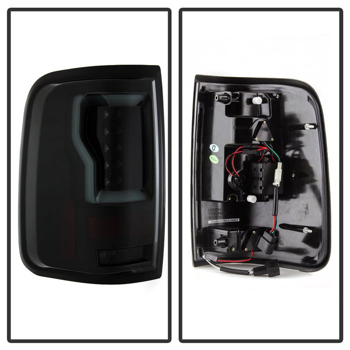 Spyder Auto 5084187 Light Bar LED Tail Lights; Version 2; Black Smoke; - Truck Part Superstore