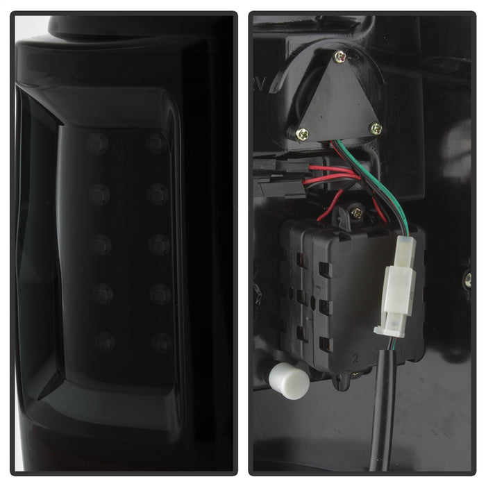 Spyder Auto 5084187 Light Bar LED Tail Lights; Version 2; Black Smoke; - Truck Part Superstore