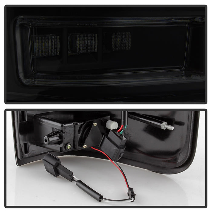 Spyder Auto 5084187 Light Bar LED Tail Lights; Version 2; Black Smoke; - Truck Part Superstore