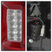 Spyder Auto 5084194 Light Bar LED Tail Lights; Version 2; Red Clear; - Truck Part Superstore