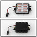 Spyder Auto 5084194 Light Bar LED Tail Lights; Version 2; Red Clear; - Truck Part Superstore