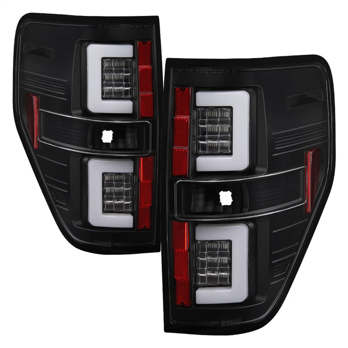Spyder Auto 5084200 Light Bar LED Tail Lights; Version 2; Black; - Truck Part Superstore