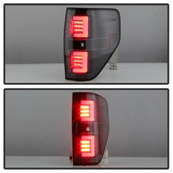 Spyder Auto 5084200 Light Bar LED Tail Lights; Version 2; Black; - Truck Part Superstore