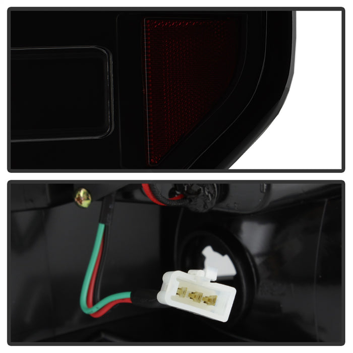 Spyder Auto 5084217 Light Bar LED Tail Lights; Version 2; Black Smoke; - Truck Part Superstore