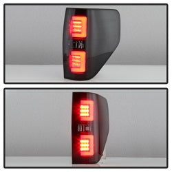 Spyder Auto 5084217 Light Bar LED Tail Lights; Version 2; Black Smoke; - Truck Part Superstore