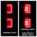 Spyder Auto 5084224 Light Bar LED Tail Lights; Version 2; Red Clear; - Truck Part Superstore