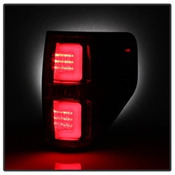 Spyder Auto 5084224 Light Bar LED Tail Lights; Version 2; Red Clear; - Truck Part Superstore