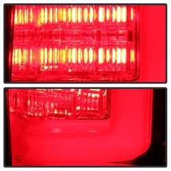 Spyder Auto 5084224 Light Bar LED Tail Lights; Version 2; Red Clear; - Truck Part Superstore