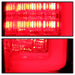 Spyder Auto 5084224 Light Bar LED Tail Lights; Version 2; Red Clear; - Truck Part Superstore