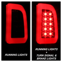 Spyder Auto 5084248 Light Bar LED Tail Lights; Version 3; Black Smoke; - Truck Part Superstore