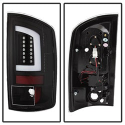 Spyder Auto 5084262 Light Bar LED Tail Lights; Version 3; Black; - Truck Part Superstore