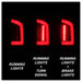 Spyder Auto 5084286 Light Bar LED Tail Lights; Version 3; Red Clear; - Truck Part Superstore