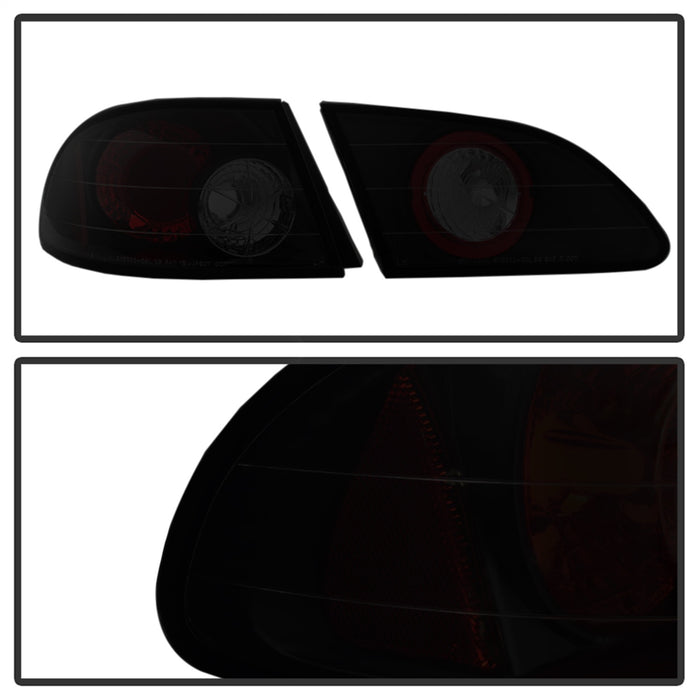 Spyder Auto 5084323 Euro Style Tail Lights; Black Smoke; - Truck Part Superstore