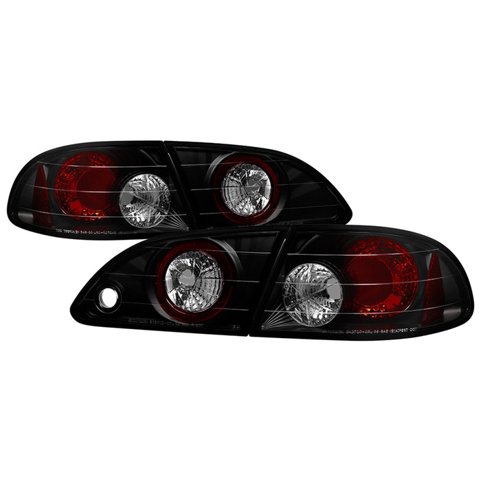 Spyder Auto 5084323 Euro Style Tail Lights; Black Smoke; - Truck Part Superstore