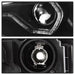 Spyder Auto 5084347 DRL LED Projector Headlights; Bulbs Included; Pair; Black; - Truck Part Superstore